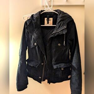 TNA Black Hooded Jacket